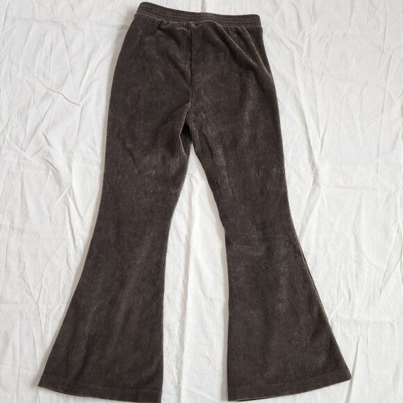 Aerie Groove-On Rib Velour Flare Pant - XS Short - Picture 9 of 13